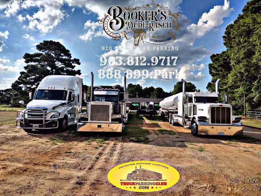 Booker’s Dude Ranch Venue, Truck Parking & RV Rentals