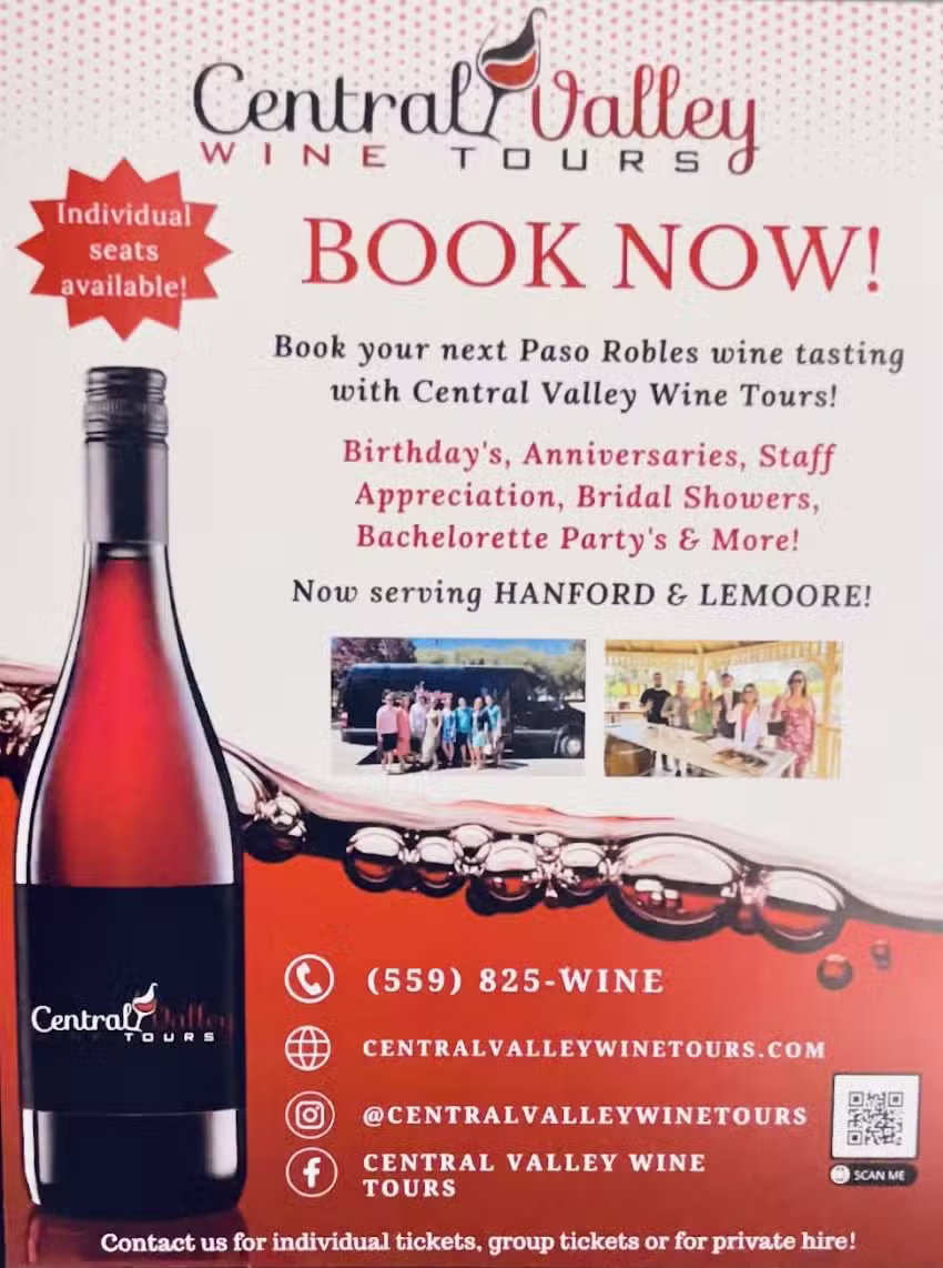 Central Valley Wine Tours