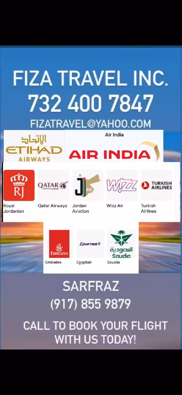 FIZA TRAVEL INC.