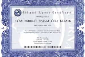 Hawaii international drivers document