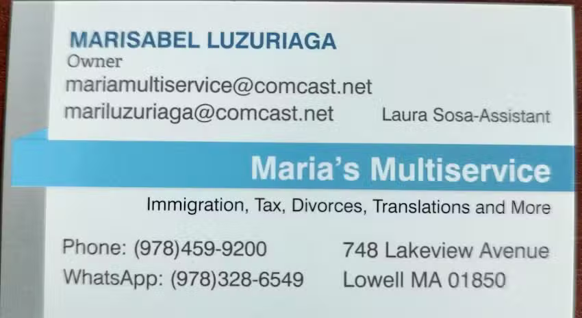 Maria’s Multi Services