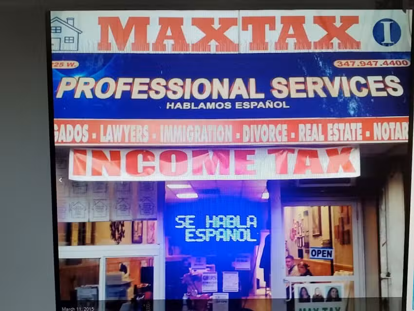 Max Tax Professional Services