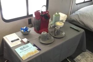 Modern camper getaway Sebago Lake Region