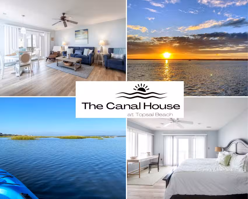 The Canal House at Topsail Beach