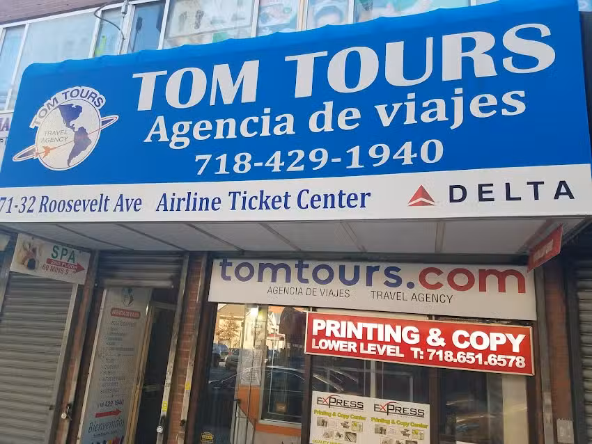 Tom Tours Agencia de Viajes &ndash; Jackson Heights