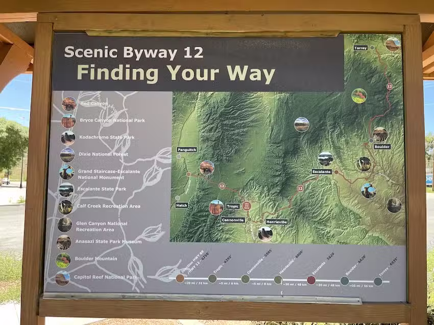 Visitor information Sign about Tropic